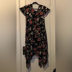 Lane Bryant Dress Black Floral Dress size 18/20